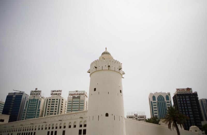 Abu Dhabi - August 2, 2008: Al Hosin Fort in downtown Abu Dhabi. Lauren Lancaster / The National  *** Local Caption ***  LL_02.08.08-ad fort019.jpgLL_02.08.08-ad fort019.jpg Al Hosn Fort
Qasr al Hosn