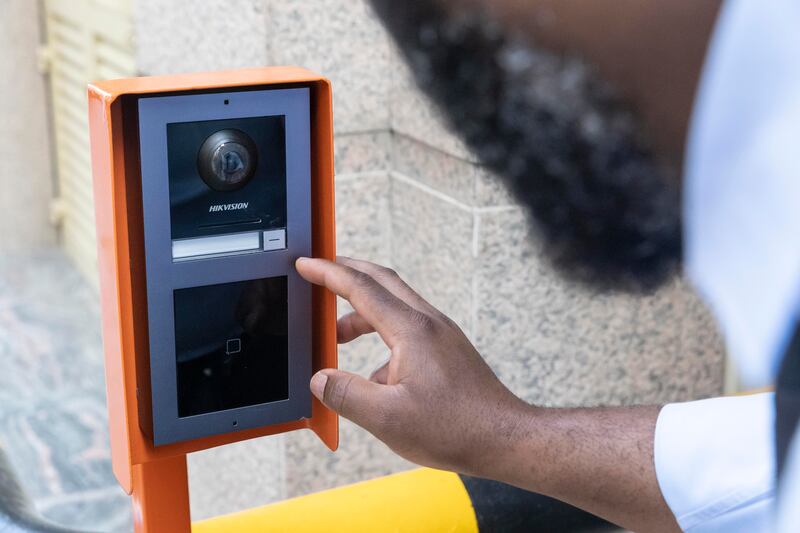 A specially installed ANPR camera for the parking garage gates will help control who enters the building.
