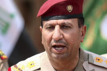 Staff General Jamil Al Shammari has been accused of ordering security forces to kill 29 protesters in a brutal crackdown on dissent in Iraq. AFP