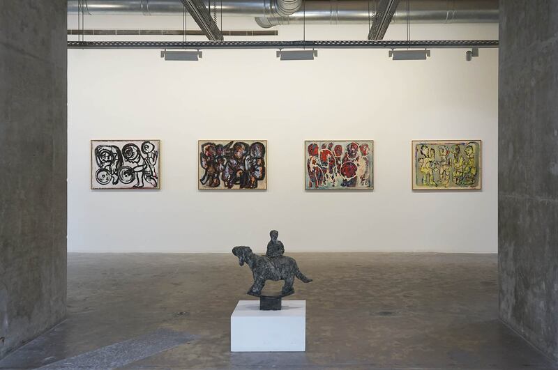 Part of Fadi Yazigi's No Title exhibition at Galerie Tanit. Fadi Yazig / Galerie Tanit Beyrouth/Munich