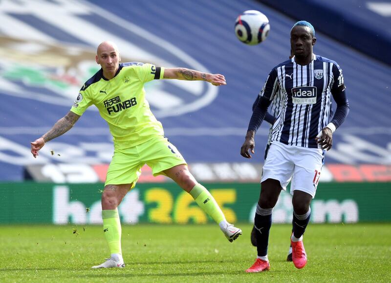 Jonjo Shelvey - 5: Went for 'Hail Mary' long balls from first few minutes and his passing radar seemed off kilter again. Side footed shot from short corner forced Johnstone into good save in first half. Can look very heavy-legged and slow at times, almost like a veteran in final year rather than player yet to hit 30. PA