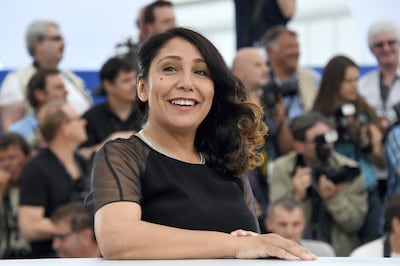 Saudi director and member of the Un Certain Regard jury Haifaa al-Mansour poses during a photocall at the 68th Cannes Film Festival in Cannes, southeastern France, on May 14, 2015.    AFP PHOTO / LOIC VENANCE / AFP PHOTO / LOIC VENANCE