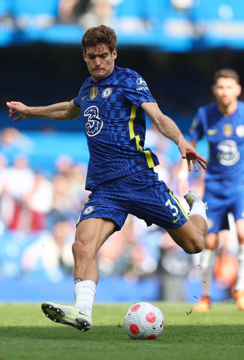 Marcos Alonso - 4, Many of his set-piece deliveries were poor, with an especially bad free kick going straight into the wall. He also struggled defensively at times. Getty