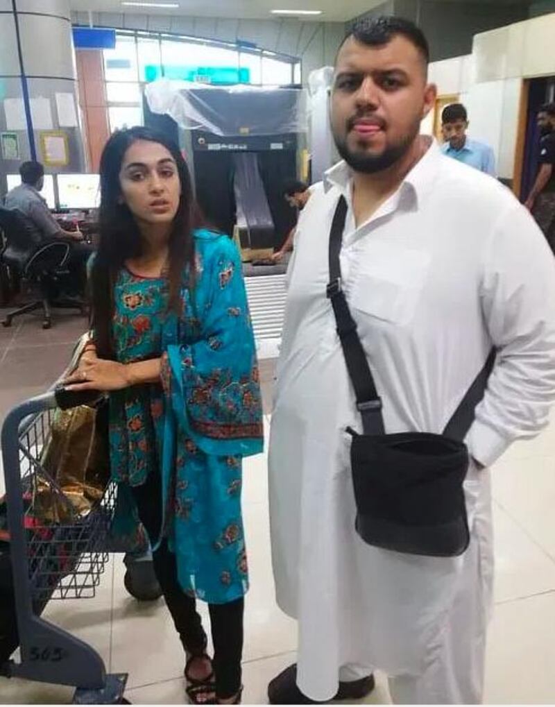 British couple Mohammed Tahir Nahim Ayaz and Ikra Hussain could face the death penalty in Pakistan if found guilty of attempting to smuggle heroin into the UK via Dubai. Courtesy: Ben Lack    