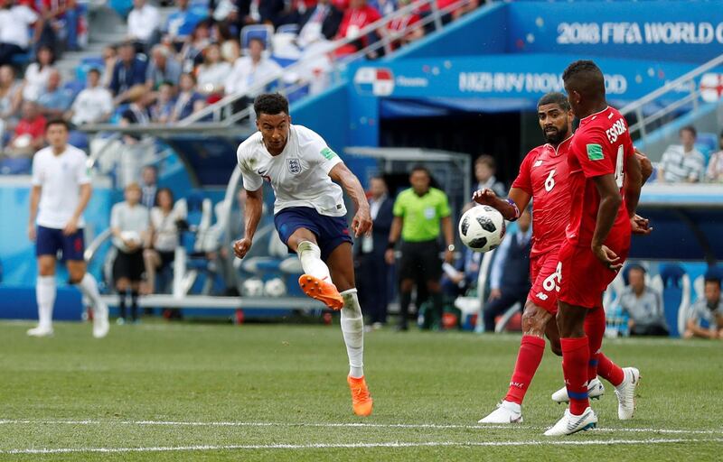Jesse Lingard - 8: Scored one of the goals of the tournament so far in the first half with a lovely curling effort from 20 yards. Won England's first penalty when he was bundled over after getting in behind the Panama defence, he has carried on his fine form for Manchester United last season. Reuters
