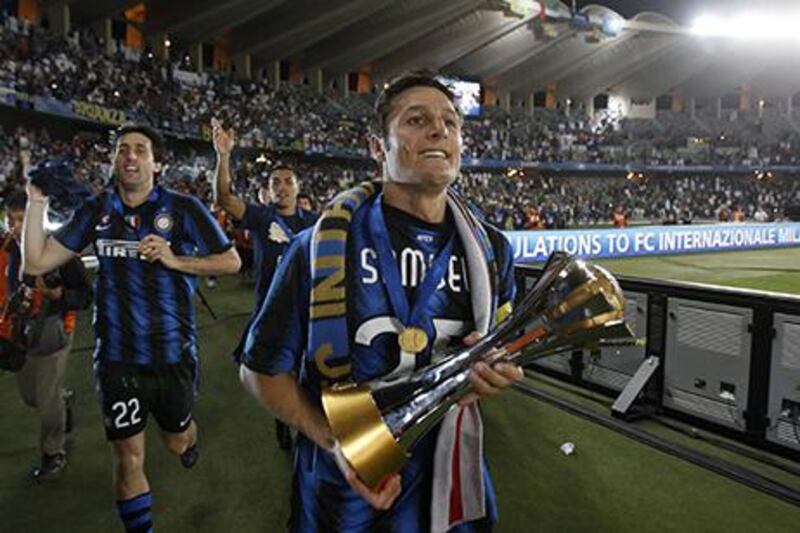 Javier Zanetti was an integral part of the Inter Milan side that won the Uefa Champions League in 2010. Fadi Al Assaad / Reuters