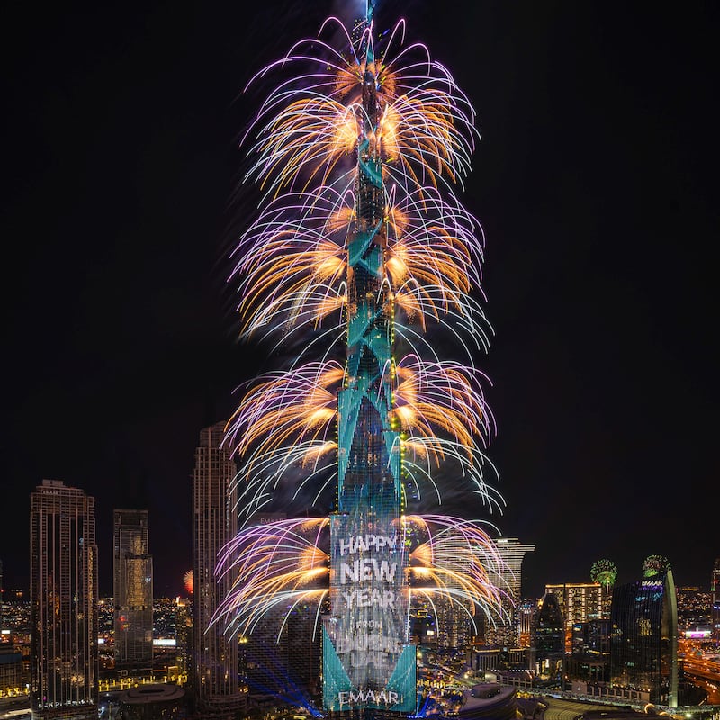 The Burj Khalifa New Year's Eve fireworks are a much-awaited spectacle every year. Photo: Emaar