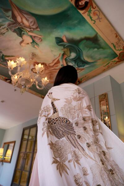 Peacock shawl by Janavi. Courtesy Janavi