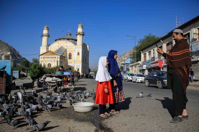 Afghans celebrate Eid Al Fitr in Kabul, marking the end of Ramadan. EPA