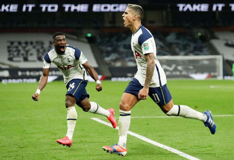 Serge Aurier - 6: Handed opportunity by Bergwijn early in second half but hit disappointing left-foot finish wide. Booked for poor challenge on Jorginho. AP