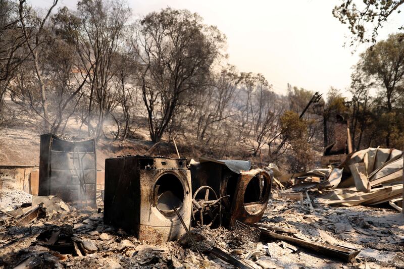 California officials said firefighters arrived at the scene early but were not able to contain the blaze. Getty