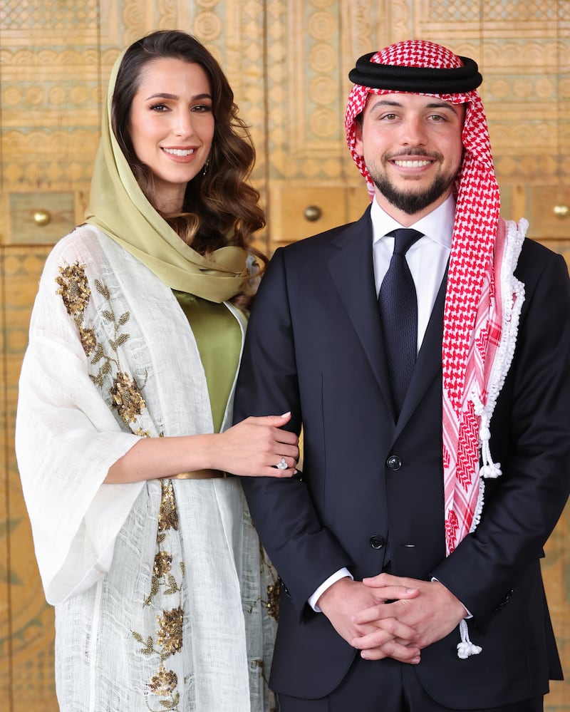 The couple became engaged at the home of Ms Al Saif's father in Riyadh last August.