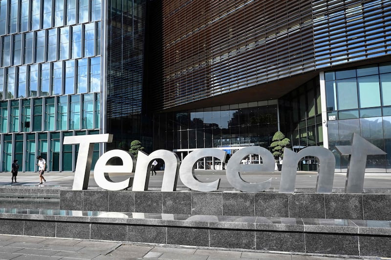 Tencent's Hunyuan is now open to enterprises in China for testing and building apps through its cloud platform. AFP