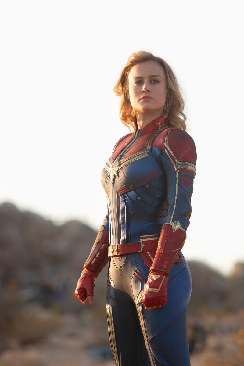 Marvel Studios' CAPTAIN MARVEL. Captain Marvel (Brie Larson). Photo: Chuck Zlotnick / Marvel Studios