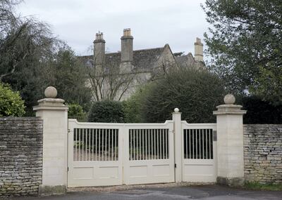 WOOTTON, OXFORDSHIRE, UK. 5th April 2019. Exterior of Wootton Place, the estate of businessman Arif Naqvi in the village of Wootton, United Kingdom Stephen Lock for the National . Words: Paul Peachey. 