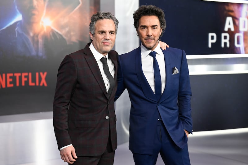 American actor Mark Ruffalo, left, has famously had numerous pet cats over the years. Invision / AP