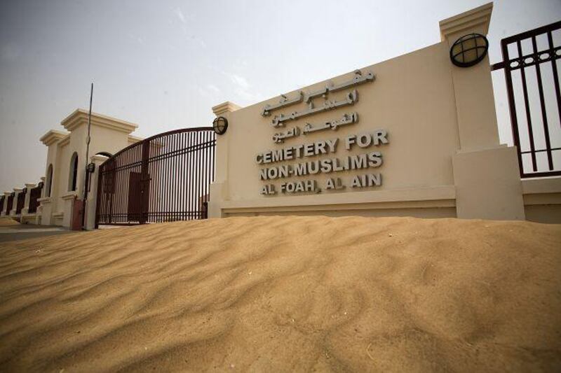 The emirate's first crematorium for non-Muslims in Al Ain. Non Muslims can also be buried on the grounds near the crematorium.
