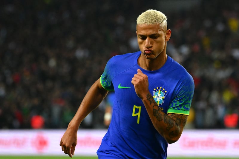 The Brazilian football association condemned the racist abuse aimed at Richarlison, who also had objects including a banana hurled at him from the crowd following his goal celebration. AFP