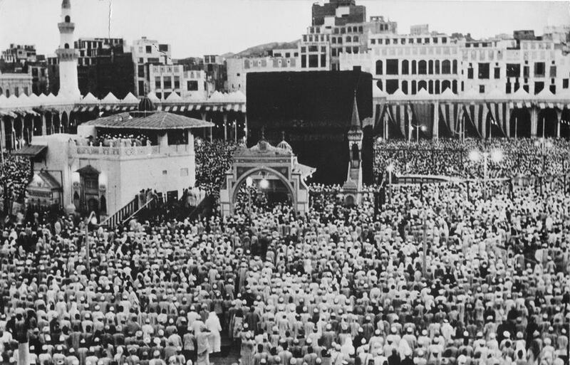 At the heart the Masjid Al Haram - Mecca’s Grand Mosque - is the Kaaba. File picture from September 24, 1951.