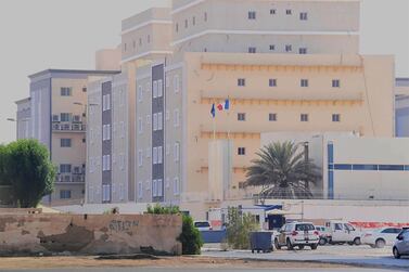 The French consulate in the Saudi Red Sea port of Jeddah on October 29, 2020. AFP