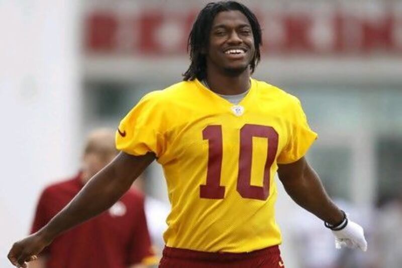 Robert Griffin III said he was anxious and maybe even a little nervous for the mini-camps and OTAs to start.