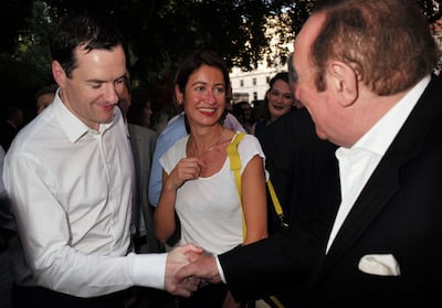 George Osborne with Thea Rogers in 2015. Shutterstock
