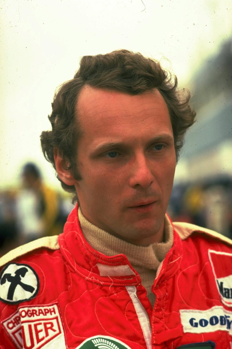 1975:  Portrait of Ferrari driver Niki Lauda of Austria.  \ Mandatory Credit: Allsport UK /Allsport