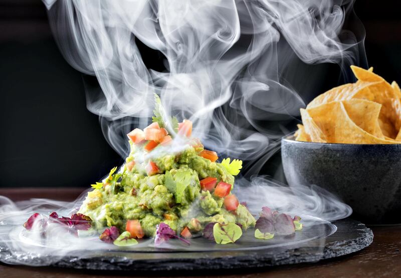 Smoked guacamole at Vakava Abu Dhabi. All photos courtesy Vakava