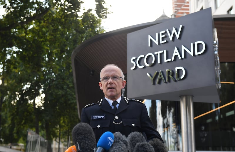 Sir Mark Rowley has been appointed as the next commissioner of London's Metropolitan Police. Issue date: Friday July 8, 2022.