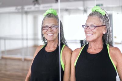 DUBAI, UNITED ARAB EMIRATES - JUNE 27 2019.

Victoria Cunningham, owner of Voyoga yoga studio in Dubai. Victoria, 59, of Leicester, UK, came to the UAE as a lawyer nearly 9 years ago. She taught yoga from the start and opened her own studio four years ago

Photo by Reem Mohammed/The National)

Reporter: 
Section: BZ