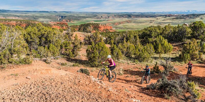 Mountain biking at the ranch. Courtesy Red Reflet Ranch