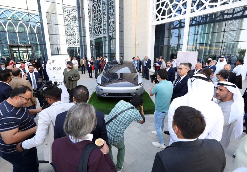 Hussain Al Mahmoudi sees an opportunity for investors in the UAE. 'We want to test some of the technology related to this car in this region and work out a programme with our universities and students to engage them in testing,' he said.