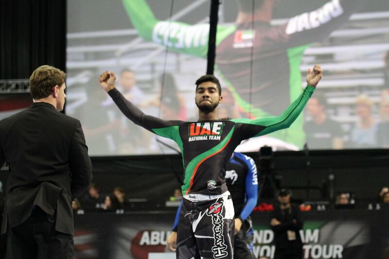The UAE claimed 16 medals across two days of competition at the Abu Dhabi Grand Slam Jiu-Jitsu World Tour, Los Angeles tournament. Photo Courtesy / UAE JJF