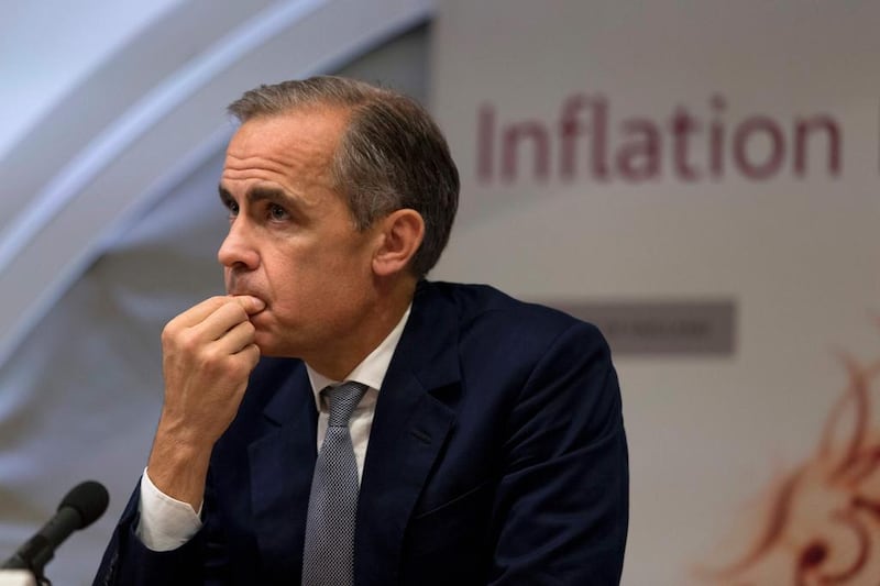 Mark Carney, former Bank of England governor, blamed Brexit for the UK's high inflation rates. AFP
