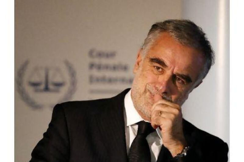 Prosecutor Luis Moreno-Ocampo, pictured in December last year, believes the swift criminal action taken over Libya will deter other tyrants.
