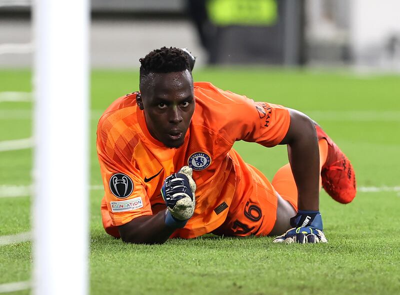 CHELSEA RATINGS: Edouard Mendy – 6, Kept his team in the game at the weekend but didn’t have too much to do in the first half, though he held on to Bernandeschi’s free-kick well just before half time. Getty