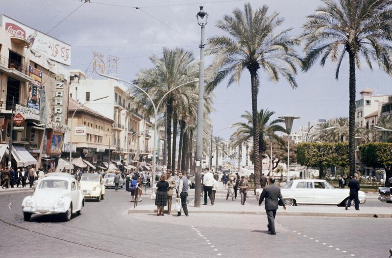 GCA907 geography / travel, Lebanon, Beirut, squares, Place des Martyrs, 1960s, Additional-Rights-Clearences-NA