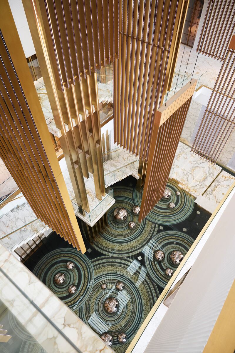 Water is the central theme of the hotel, with plenty of water features scattered throughout the common areas