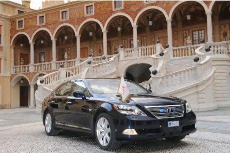 The ruling monarch of Monaco will use a specially prepared Lexus LS600h for his wedding on July 2. Bernard Asset