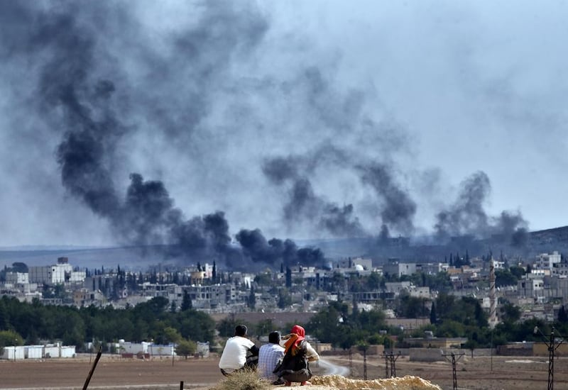 The town of Kobani has been under assault by extremists from ISIL. (Vadim Ghirda / AP)