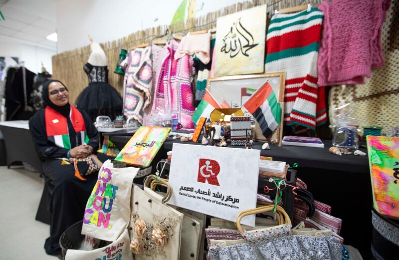 A bazaar was held after the show at the Rashid Centre for People of Determination