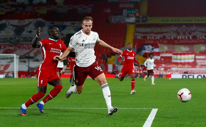 Rob Holding. 6 – Looked more comfortable in a defensive three, though he did leave Bellerin isolated a few too many times. His distribution was poor and invited pressure on the Gunners’ defence. PA