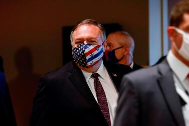 U.S. Secretary of State Mike Pompeo met members of the UN Security Council on Thursday. AFP