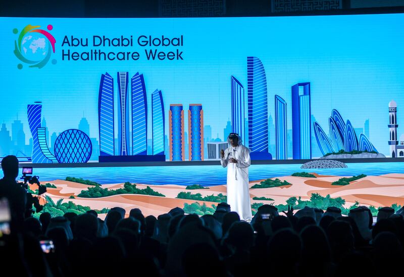 Abu Dhabi Global Healthcare Week opens at Adnec. All photos: Victor Besa / The National