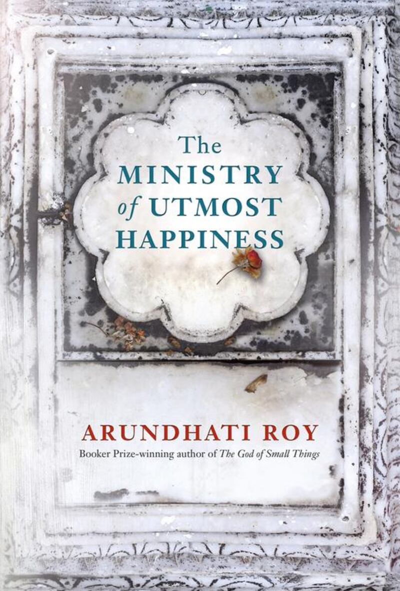 A handout book cover image of "The Ministry of Utmost Happiness" by Arundhati Roy published by Hamish Hamilton (Courtesy: Penguin UK)