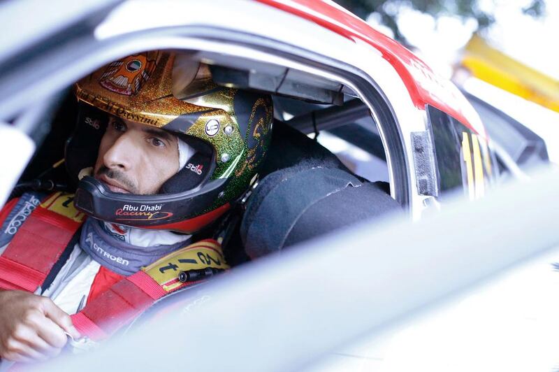 Sheikh Khalid Al Qassimi will compete in the Rally de Portugal next week. Courtesy Abu Dhabi Racing