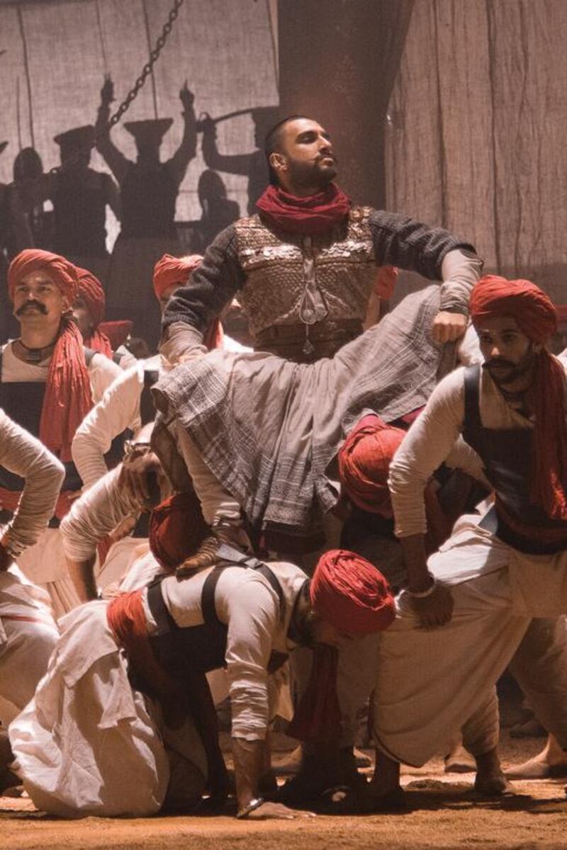 Ranveer Singh won best actor for his role in Bajirao Mastani. Courtesy Eros International