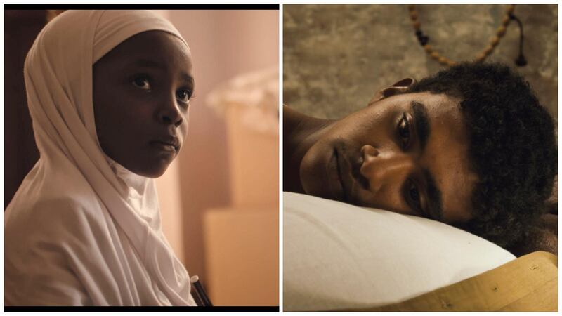 Stills from 'Henet Ward', left, and 'You Will Die at Twenty'. Film Clinic