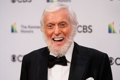 Dick Van Dyke handed out $5 bills to those looking for jobs at a non-profit organisation in Malibu. Reuters 
