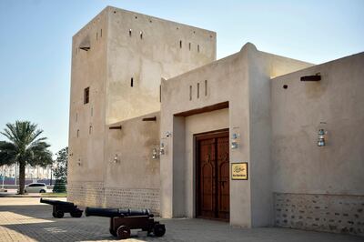 Hisn Khor Fakkan, a new archaeological museum, is located in a renovated fort. Courtesy Sharjah Museums